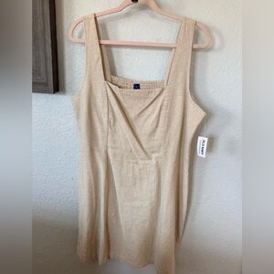 Old Navy Beige Sleeveless Dress